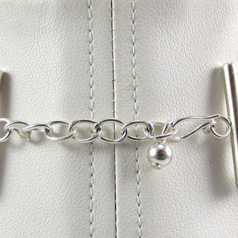 Crystal Pearl, Crystal, Sterling 3-Strand Necklace - Picture 5 of 5